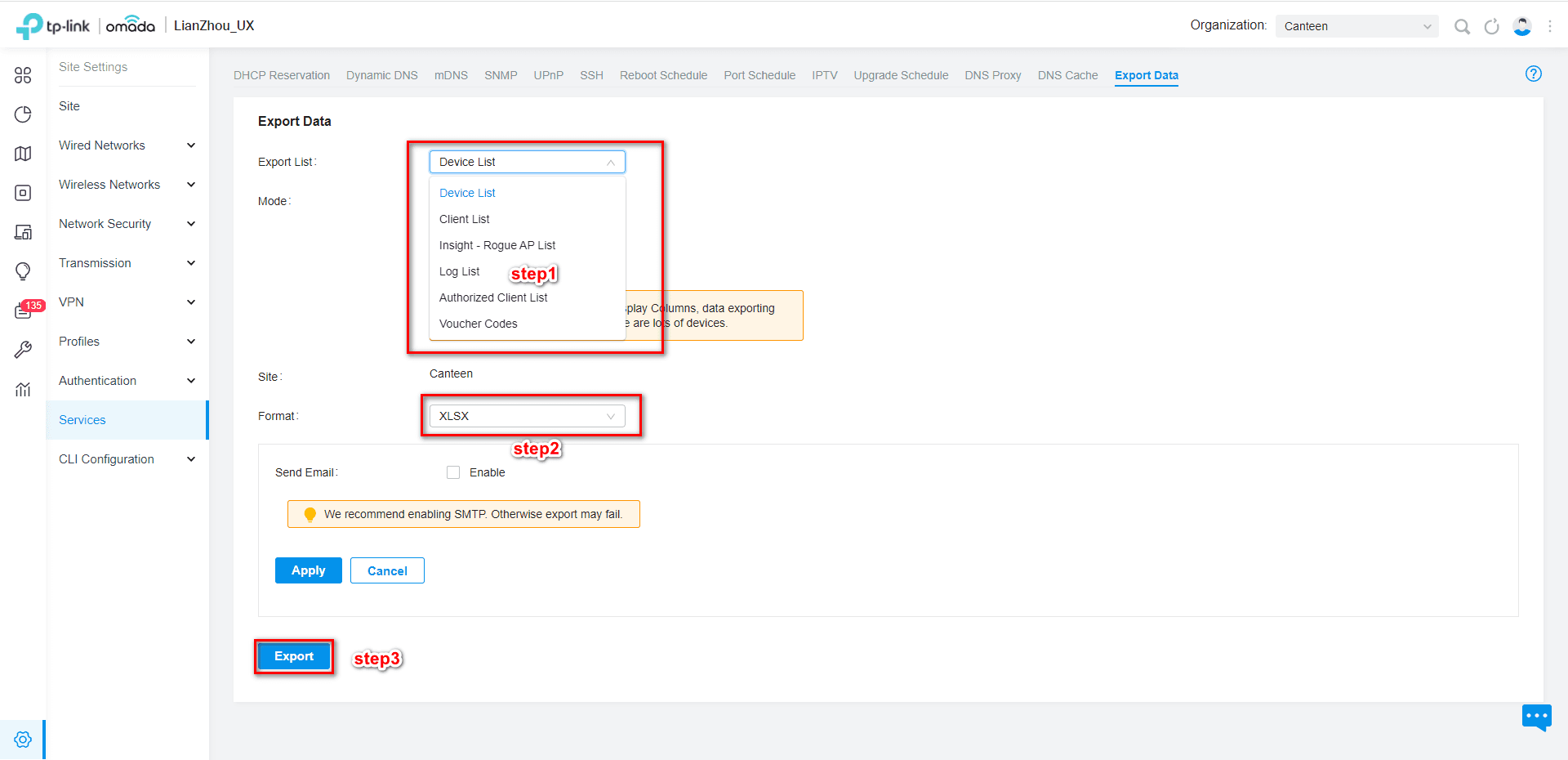 Export Voucher Codes as CSV